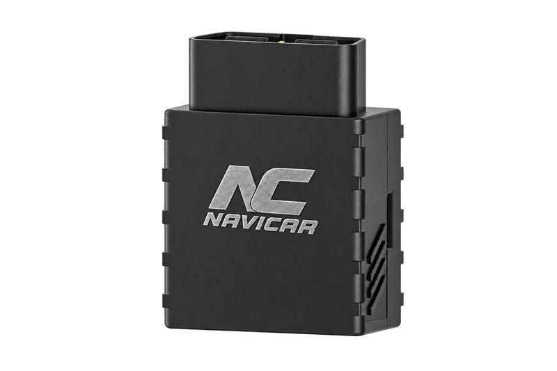Stojący lokalizator GPS do gniazda OBD z laserowym logo Navicar