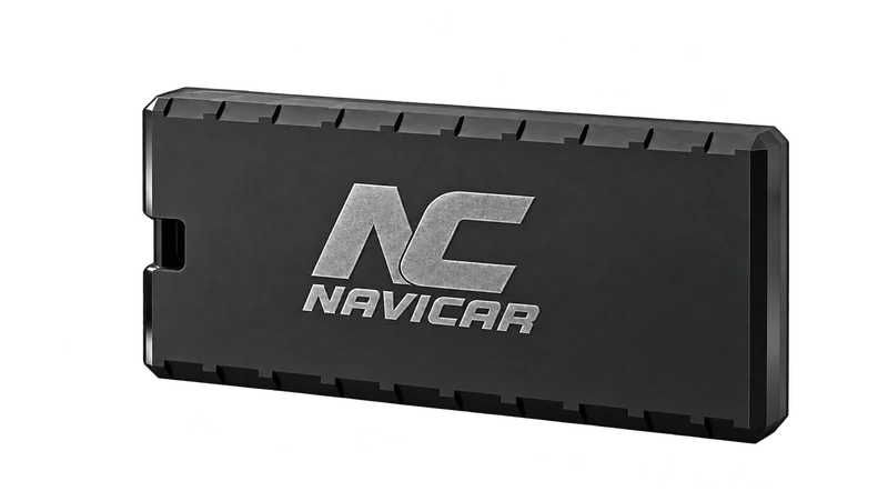 Stojący lokalizator GPS z laserowym logo Navicar